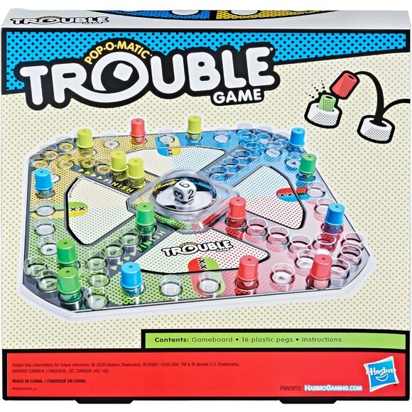 Gaming Trouble Board Game for Kids Ages 5 and Up 2-4 Players - Picture 3 of 8